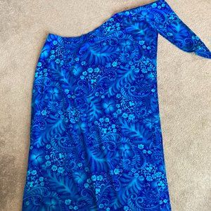 Tahitian Sarong Maxi Blue